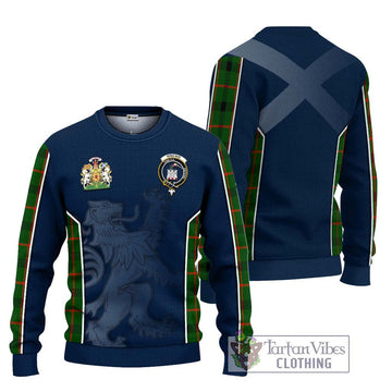 Kincaid Modern Tartan Ugly Sweater with Family Crest and Lion Rampant Vibes Sport Style