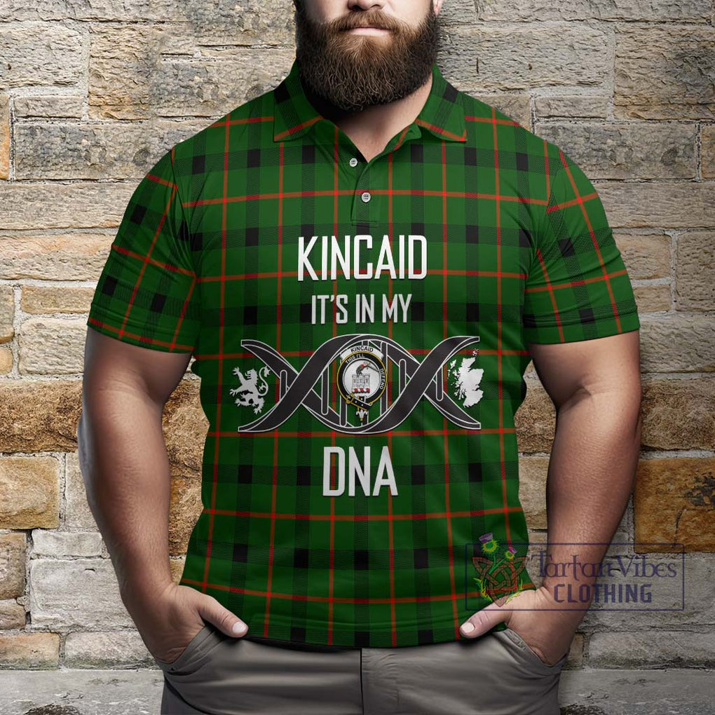 Kincaid Modern Tartan Polo Shirt with Family Crest DNA In Me Style Kid - Tartanvibesclothing Shop