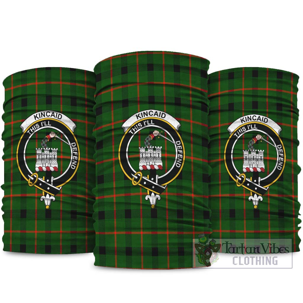 Kincaid Modern Tartan Neck Gaiters, Tartan Bandanas, Tartan Head Band with Family Crest