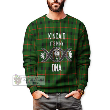 Kincaid Modern Tartan Sweatshirt with Family Crest DNA In Me Style