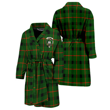 Kincaid Modern Tartan Bathrobe with Family Crest