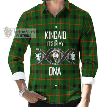 Kincaid Modern Tartan Long Sleeve Button Shirt with Family Crest DNA In Me Style