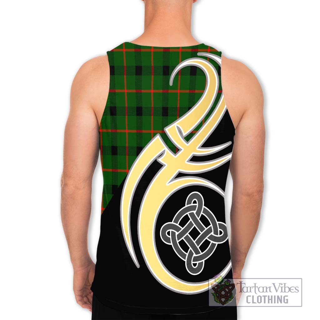 Kincaid Modern Tartan Men's Tank Top with Family Crest and Celtic Symbol Style - Tartan Vibes Clothing