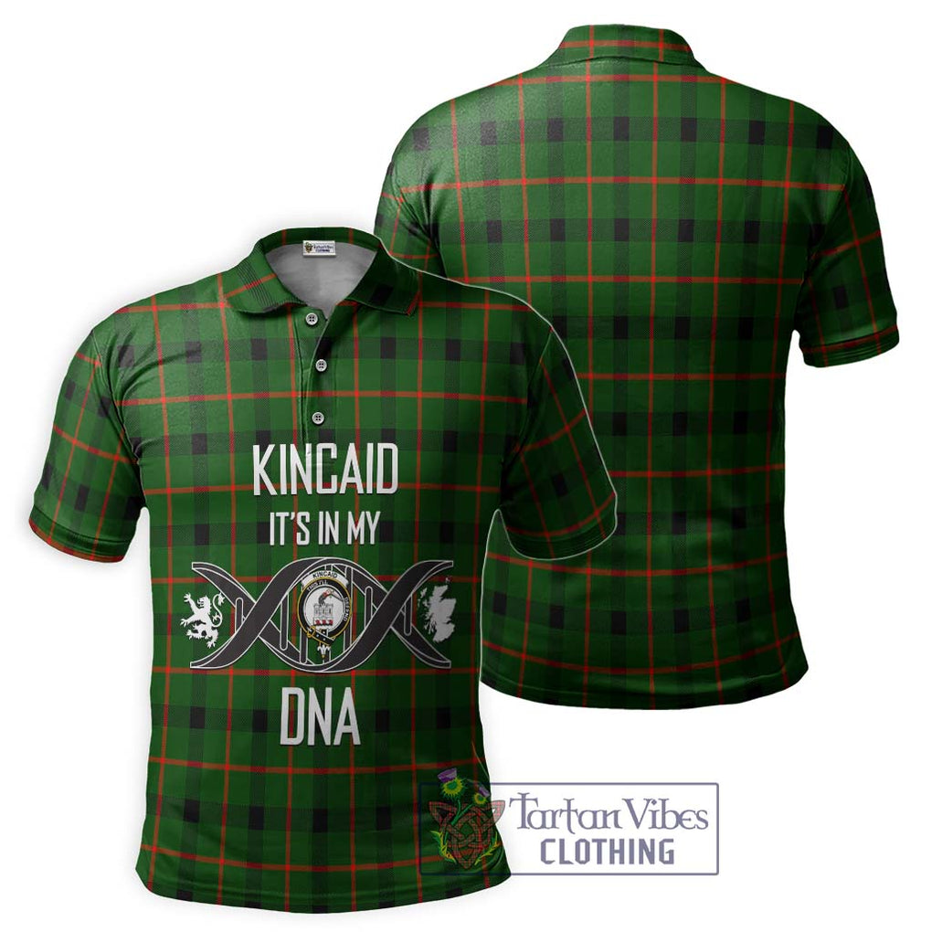 Kincaid Modern Tartan Polo Shirt with Family Crest DNA In Me Style - Tartanvibesclothing Shop