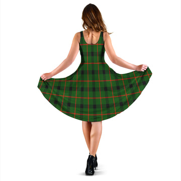 Kincaid Modern Tartan Sleeveless Midi Womens Dress