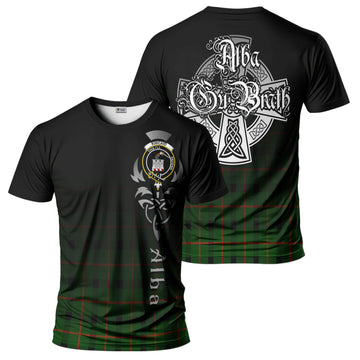 Kincaid Modern Tartan T-Shirt Featuring Alba Gu Brath Family Crest Celtic Inspired