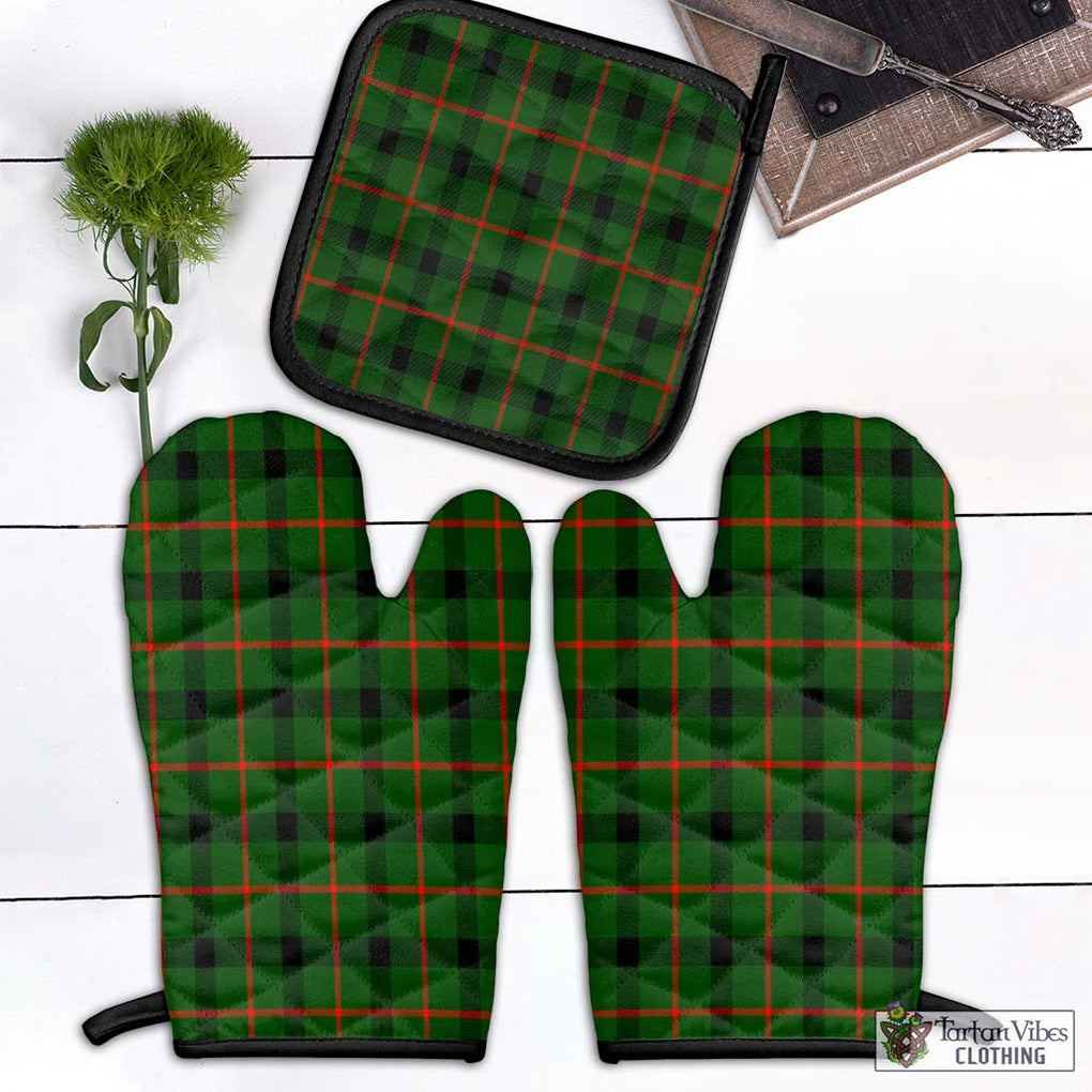 Kincaid Modern Tartan Combo Oven Mitt & Pot-Holder Combo 1 Oven Mitt & 1 Pot-Holder Black - Tartan Vibes Clothing