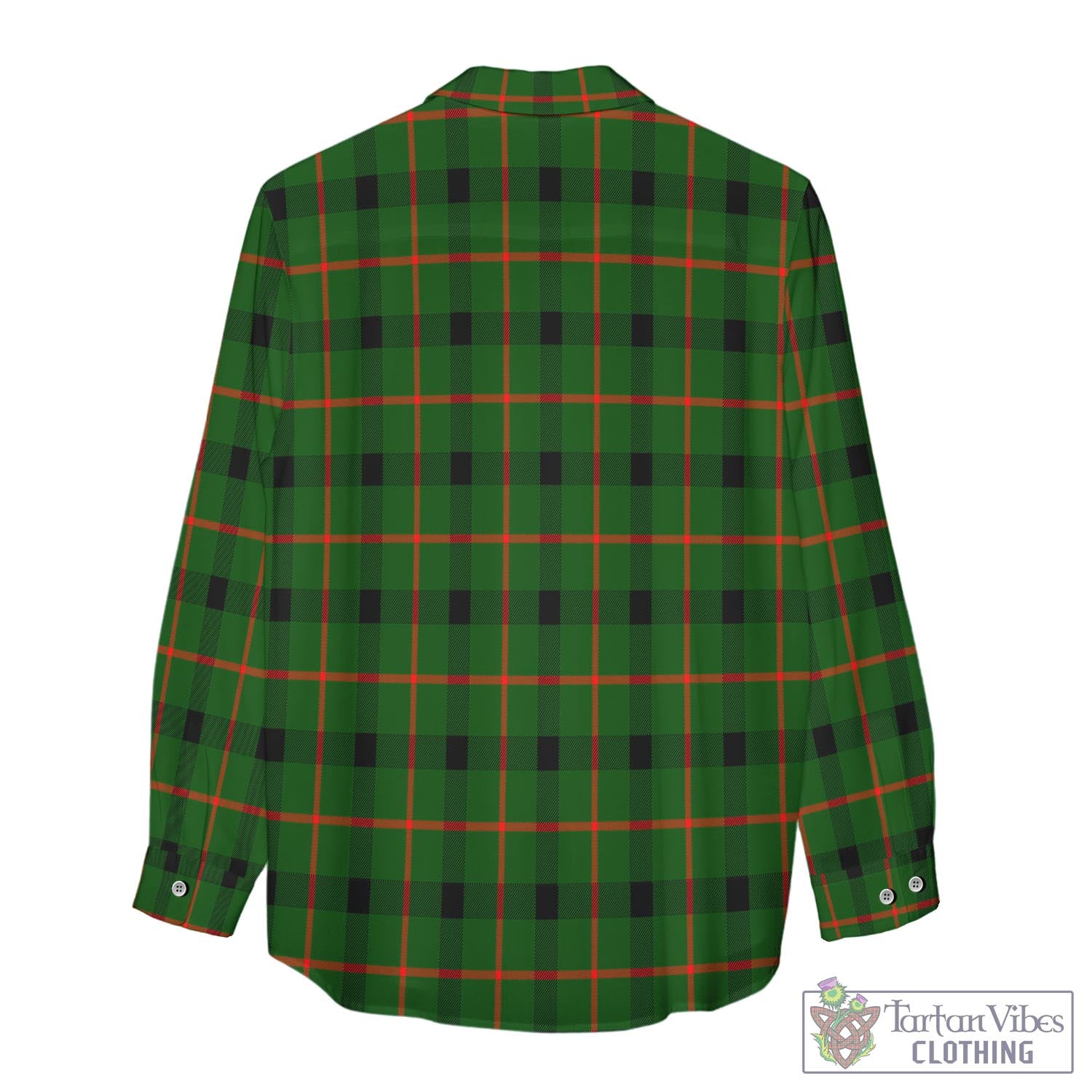 Tartan Vibes Clothing Kincaid Modern Tartan Womens Casual Shirt with Family Crest