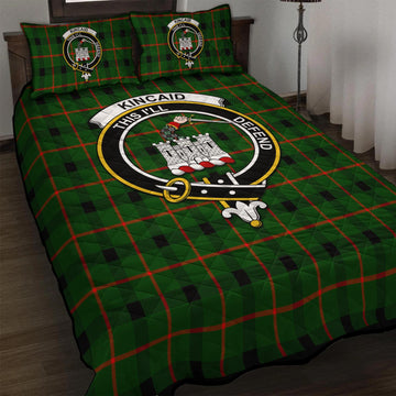 Kincaid Modern Tartan Quilt Bed Set with Family Crest