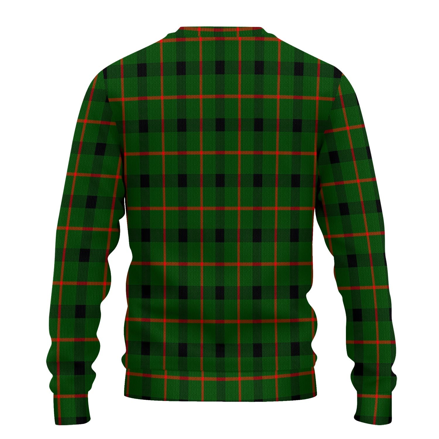 Kincaid Modern Tartan Knitted Sweater with Family Crest - Tartanvibesclothing