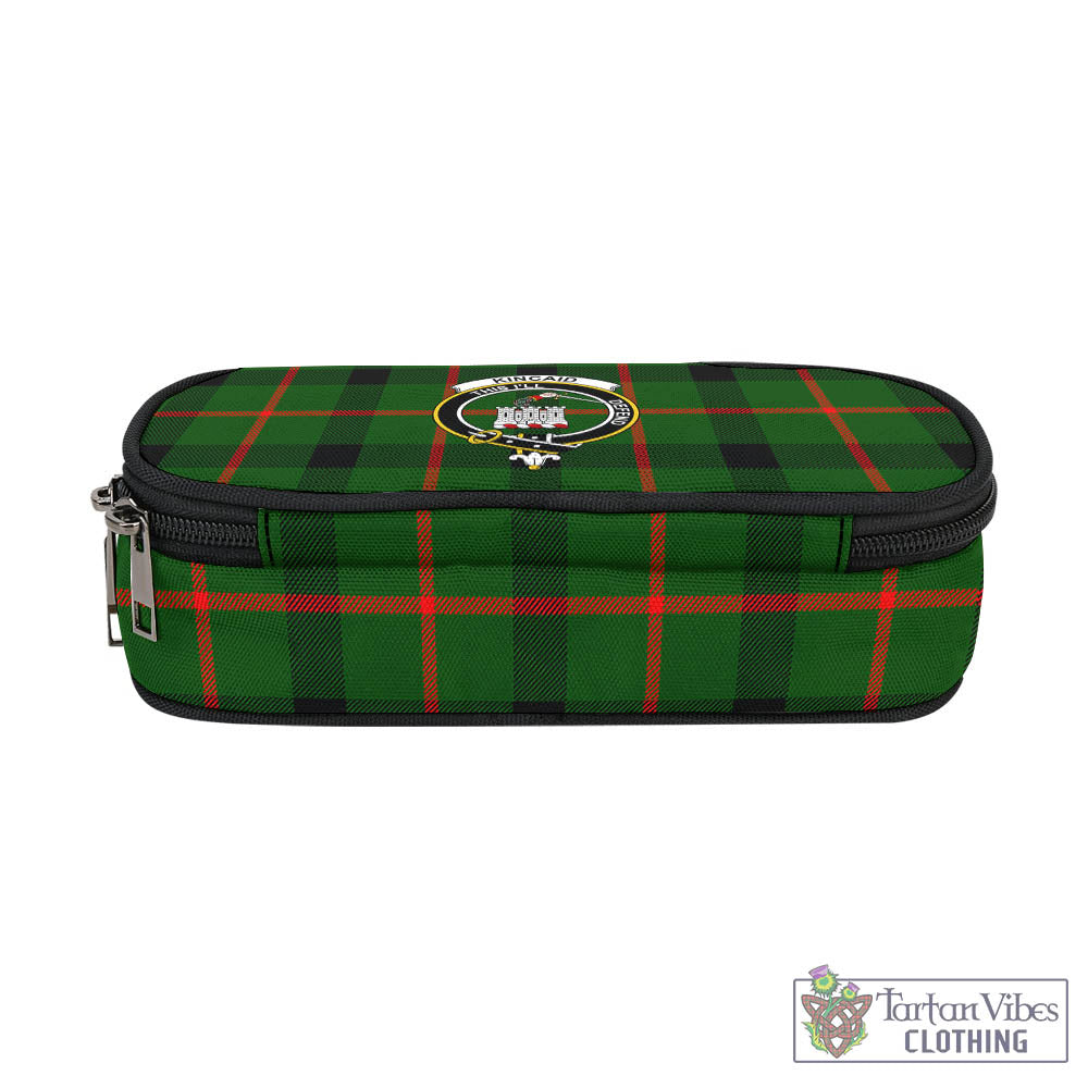 Tartan Vibes Clothing Kincaid Modern Tartan Pen and Pencil Case with Family Crest