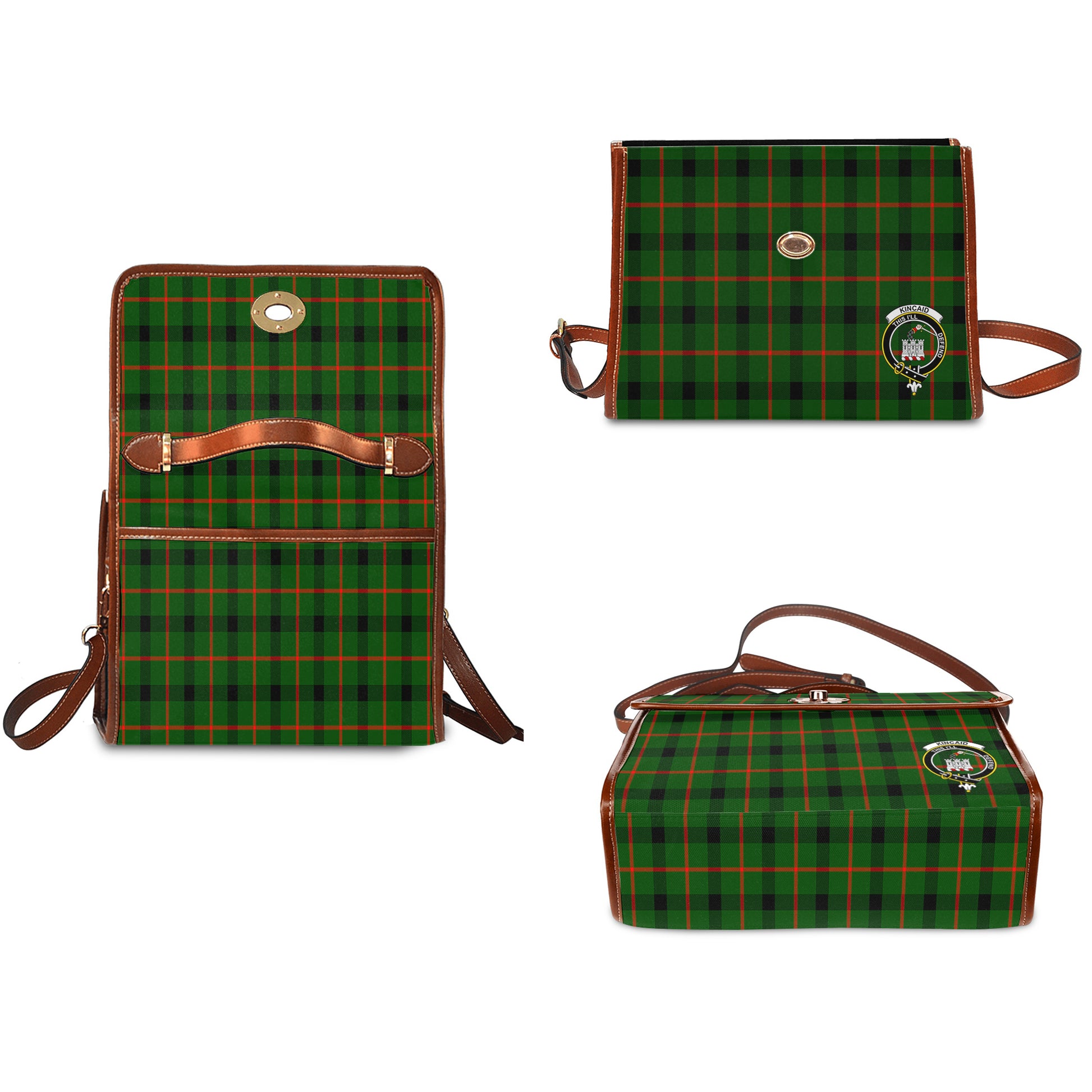 kincaid-modern-tartan-leather-strap-waterproof-canvas-bag-with-family-crest