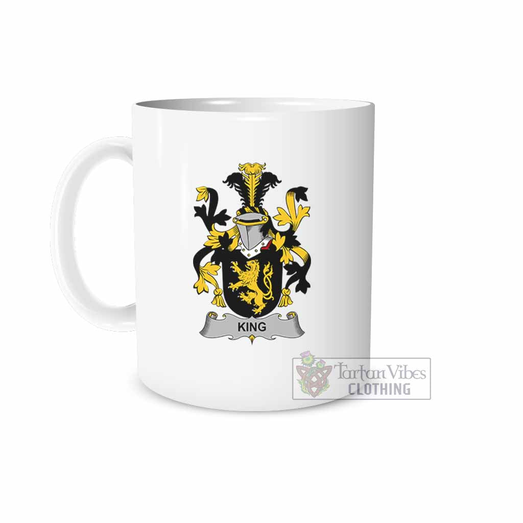 Tartan Vibes Clothing King Irish Clan Coat of Arms Ceramic Mug