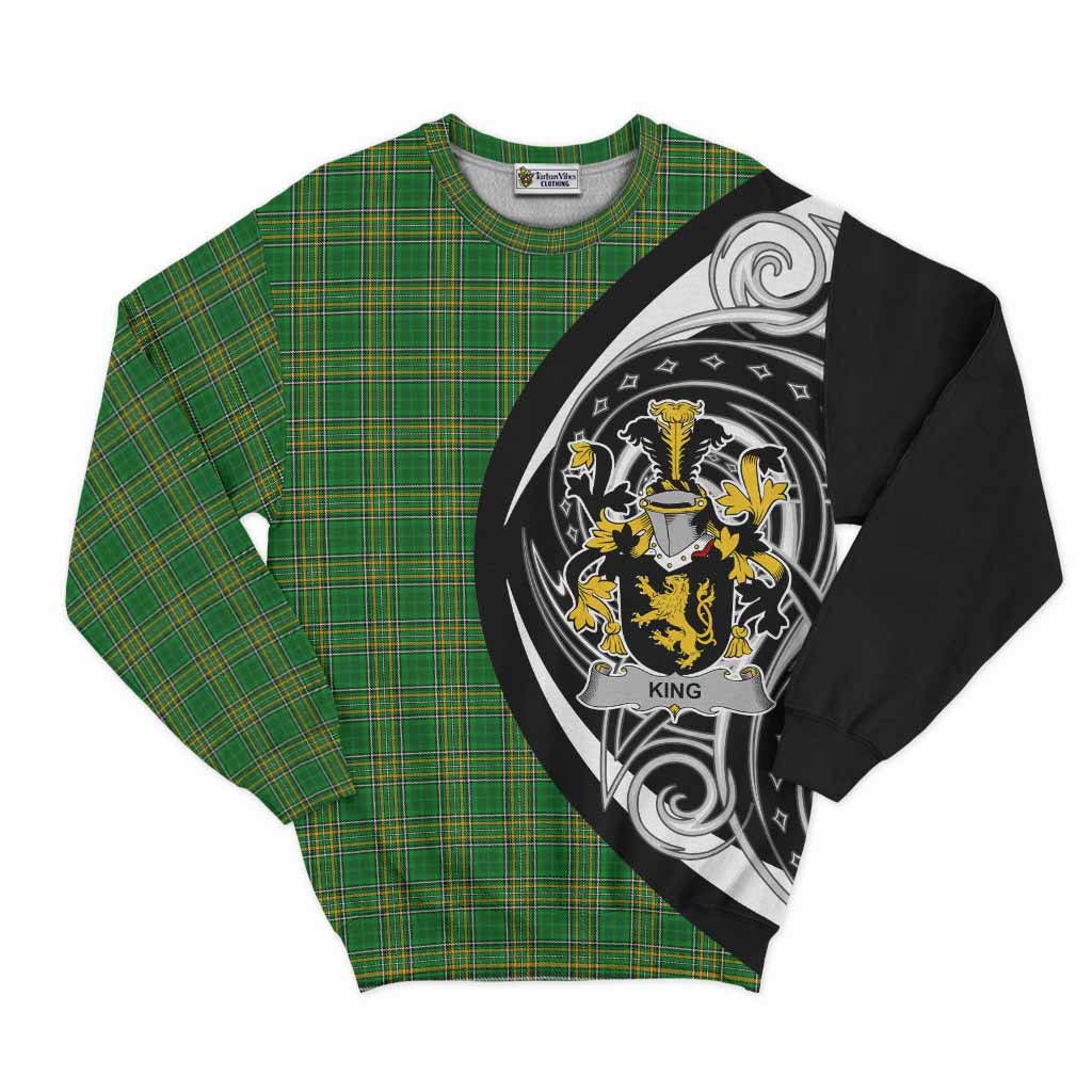 King Irish Clan Sweatshirt Celtic Circle Style Unisex - Tartan Vibes Clothing