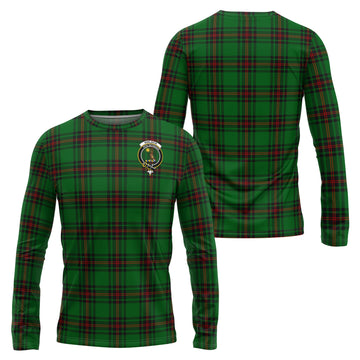 Kinloch Tartan Long Sleeve T-Shirt with Family Crest