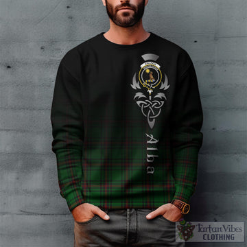 Kinloch Tartan Sweatshirt Featuring Alba Gu Brath Family Crest Celtic Inspired