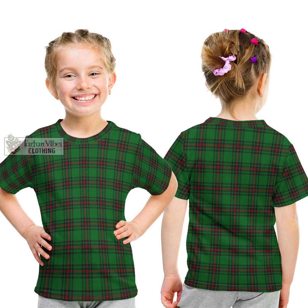 Kinloch Tartan Kid T-Shirt Youth XL Size14 - Tartanvibesclothing Shop