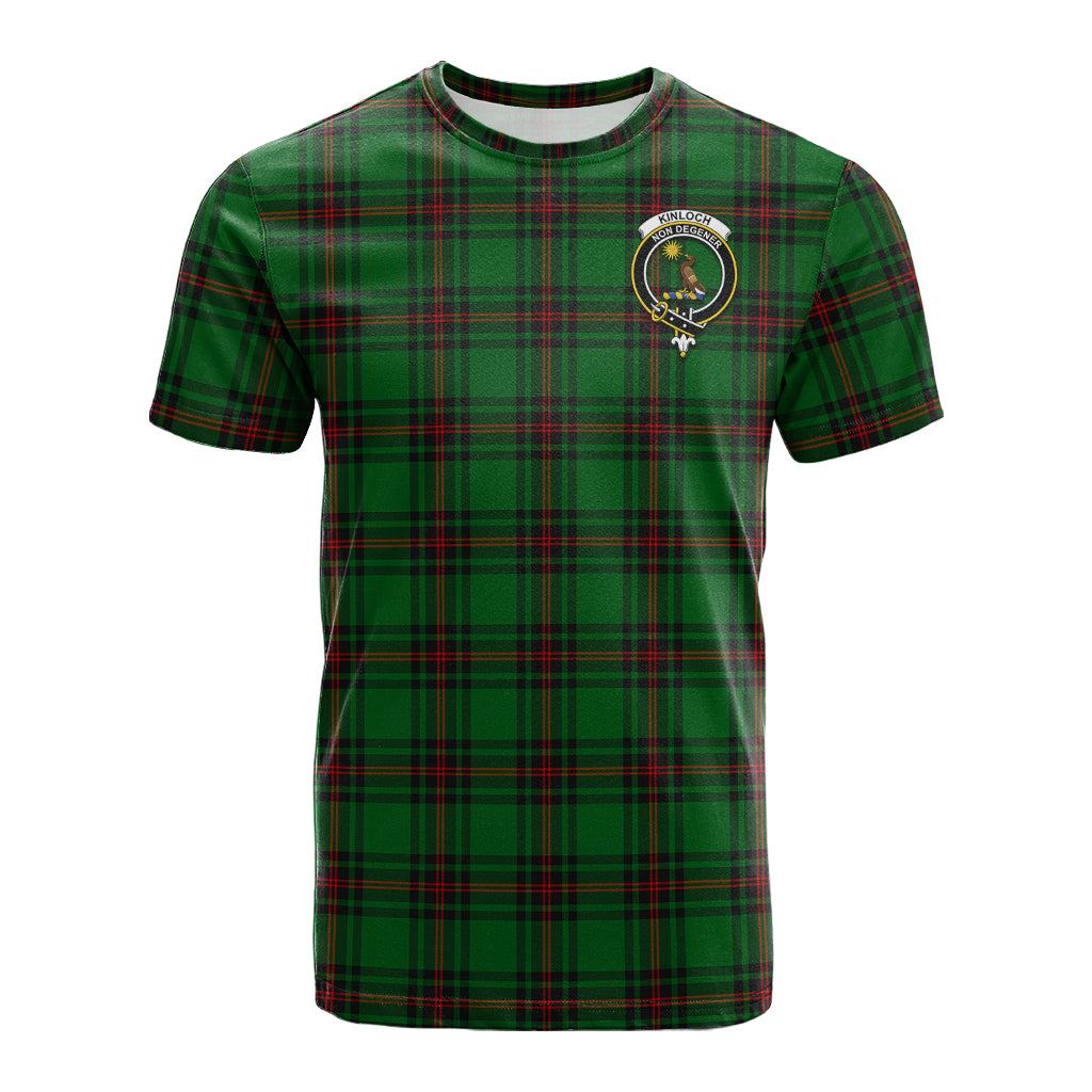 Kinloch Tartan T-Shirt with Family Crest - Tartan Vibes Clothing