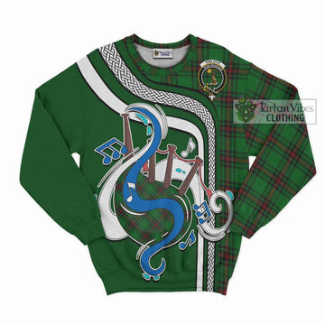 Kinloch Tartan Sweatshirt with Epic Bagpipe Style