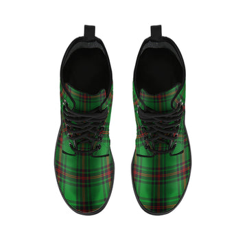 Kinloch Tartan Leather Boots