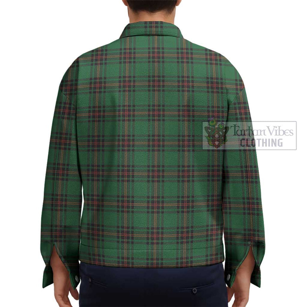 Kinloch Tartan Unisex Lapel Cotton Jacket - Tartan Vibes Clothing