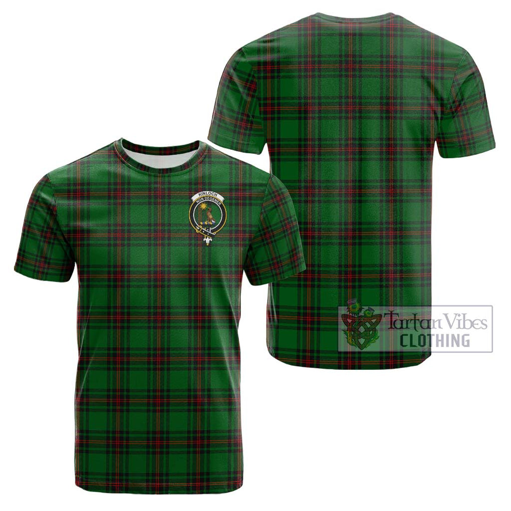 Kinloch Tartan Cotton T-Shirt with Family Crest Kid's Shirt - Tartanvibesclothing Shop