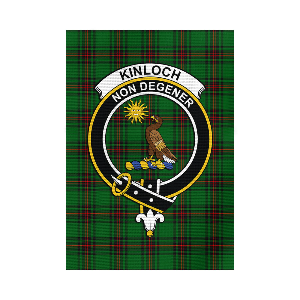 Kinloch Tartan Flag with Family Crest - Tartan Vibes Clothing