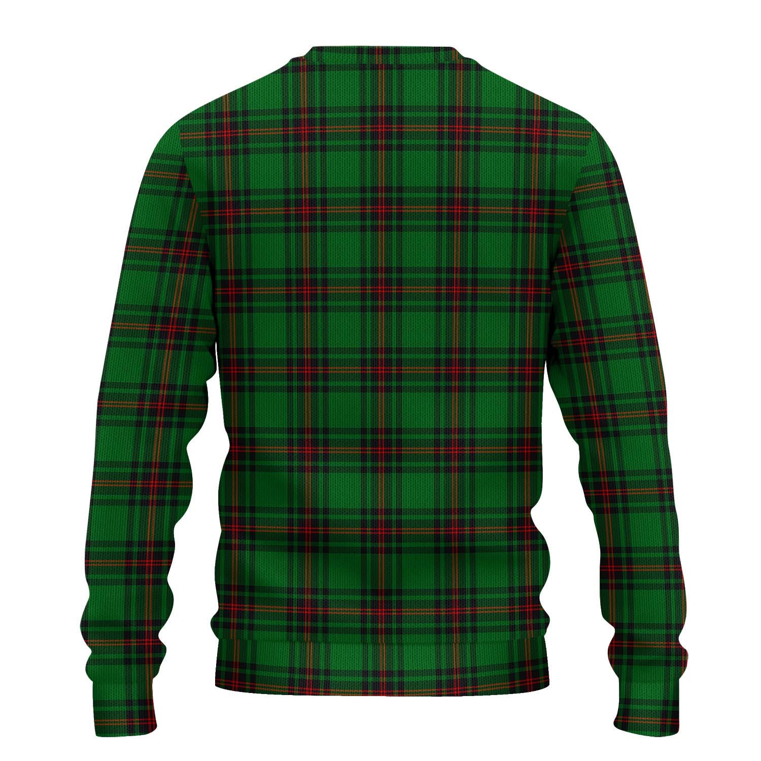 Kinloch Tartan Knitted Sweater with Family Crest - Tartanvibesclothing