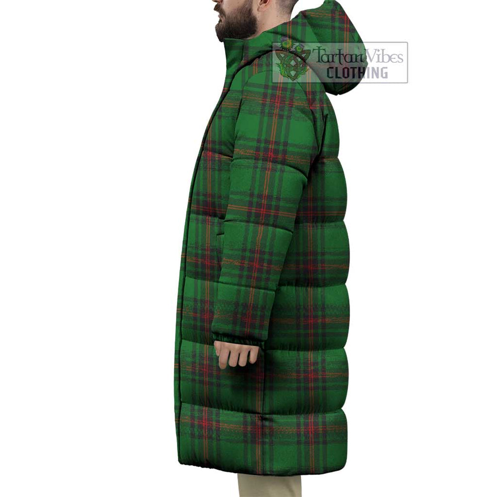 Tartan Vibes Clothing Kinloch Tartan Long Down Jacket