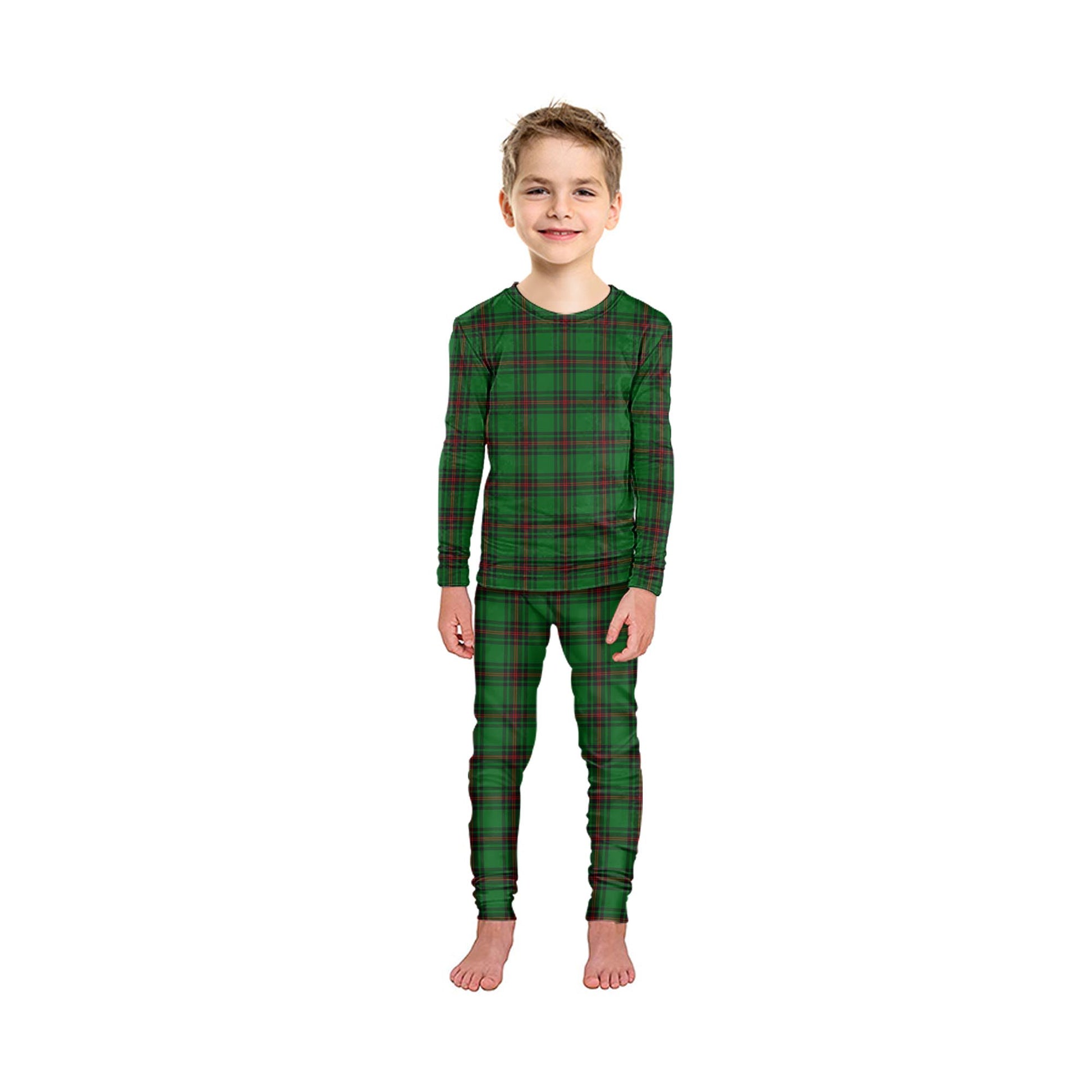 Kinloch Tartan Pajamas Family Set - Tartan Vibes Clothing