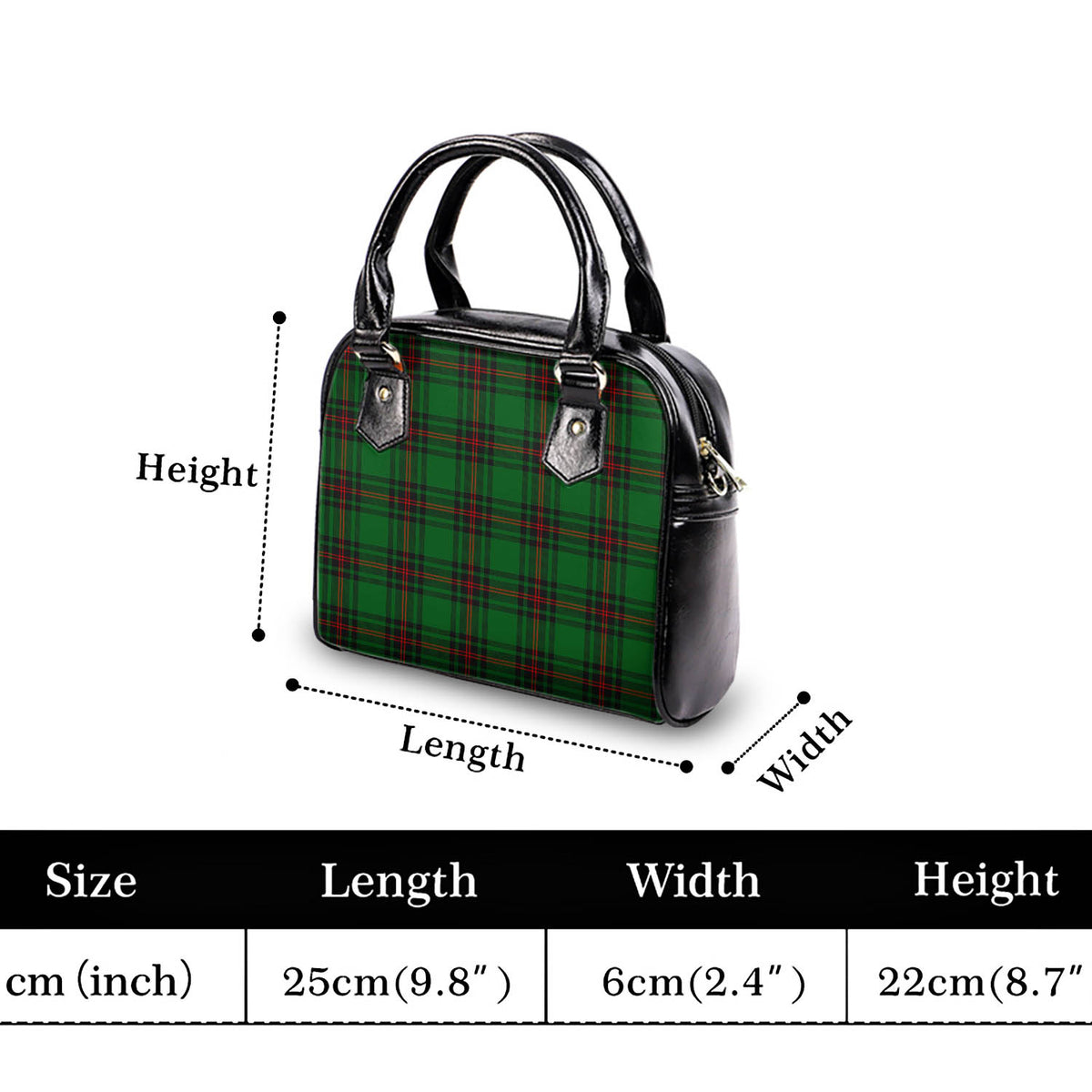 Kinloch Tartan Shoulder Handbags - Tartan Vibes Clothing