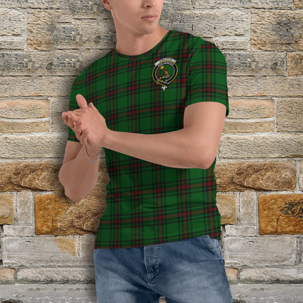 Kinloch Tartan T-Shirt with Family Crest - Tartan Vibes Clothing