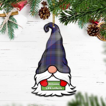 Kinnaird Gnome Christmas Ornament with His Tartan Christmas Hat