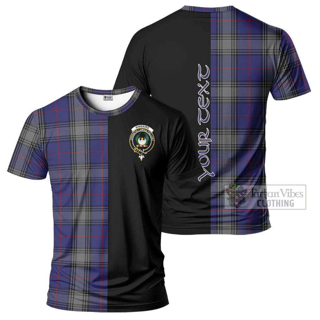 Kinnaird Tartan T-Shirt with Family Crest and Half Of Me Style Kid's Shirt - Tartanvibesclothing Shop