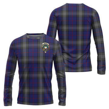 Kinnaird Tartan Long Sleeve T-Shirt with Family Crest