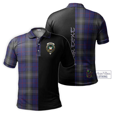 Kinnaird Tartan Polo Shirt with Family Crest and Half Of Me Style