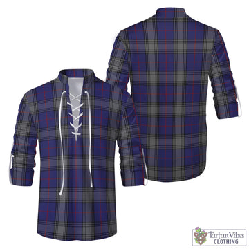 Kinnaird Tartan Men's Scottish Traditional Jacobite Ghillie Kilt Shirt