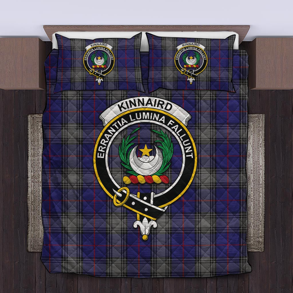 Kinnaird Tartan Quilt Bed Set with Family Crest Twin - Tartan Vibes Clothing