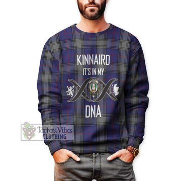 Kinnaird Tartan Sweatshirt with Family Crest DNA In Me Style