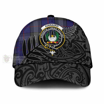 Kinnaird Tartan Classic Cap with New Zealand Silver Fern Half Style