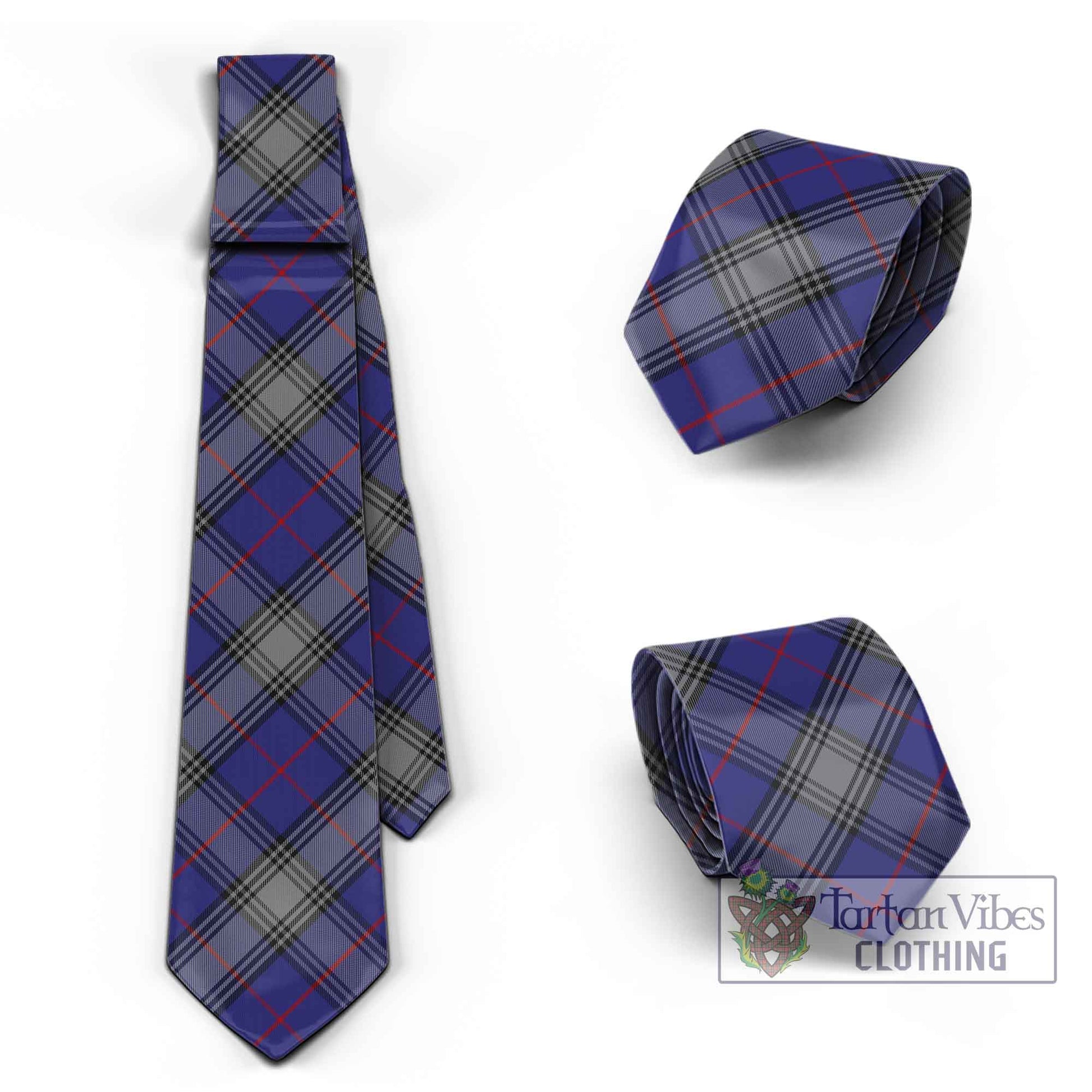 Tartan Vibes Clothing Kinnaird Tartan Classic Necktie Cross Style