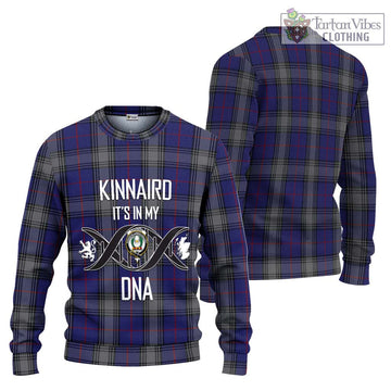 Kinnaird Tartan Ugly Sweater with Family Crest DNA In Me Style