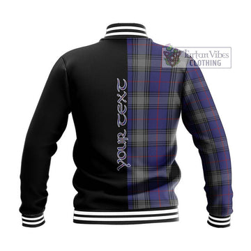 Kinnaird Tartan Baseball Jacket with Family Crest and Half Of Me Style