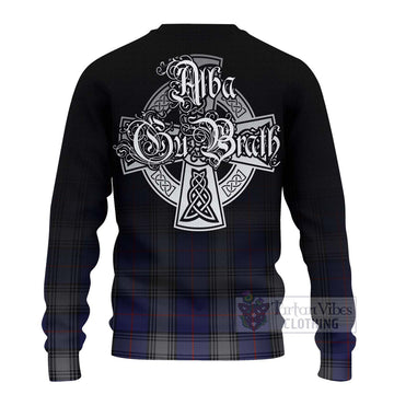 Kinnaird Tartan Ugly Sweater Featuring Alba Gu Brath Family Crest Celtic Inspired