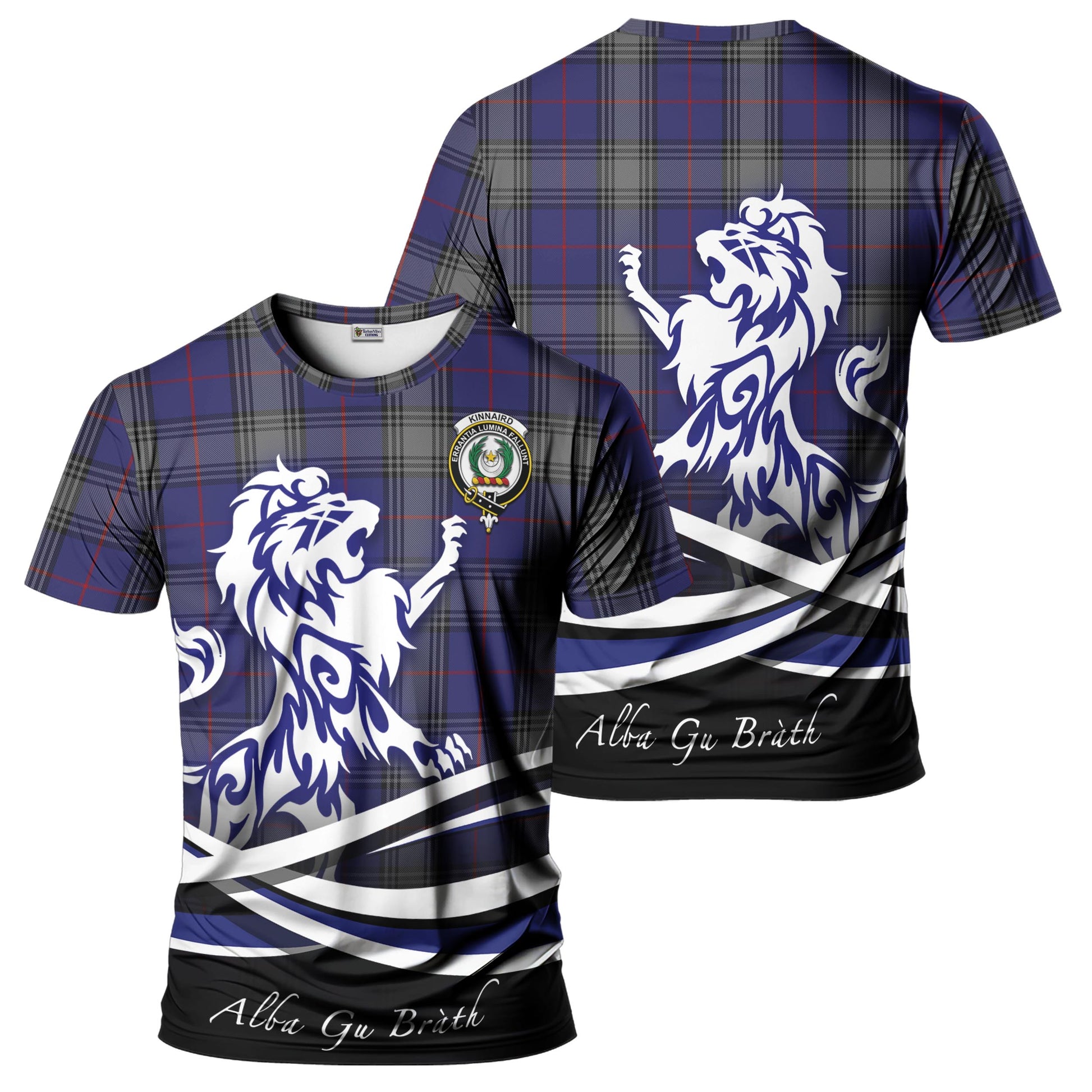 kinnaird-tartan-t-shirt-with-alba-gu-brath-regal-lion-emblem