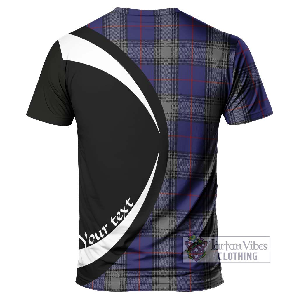 Tartan Vibes Clothing Kinnaird Tartan T-Shirt with Family Crest Circle Style