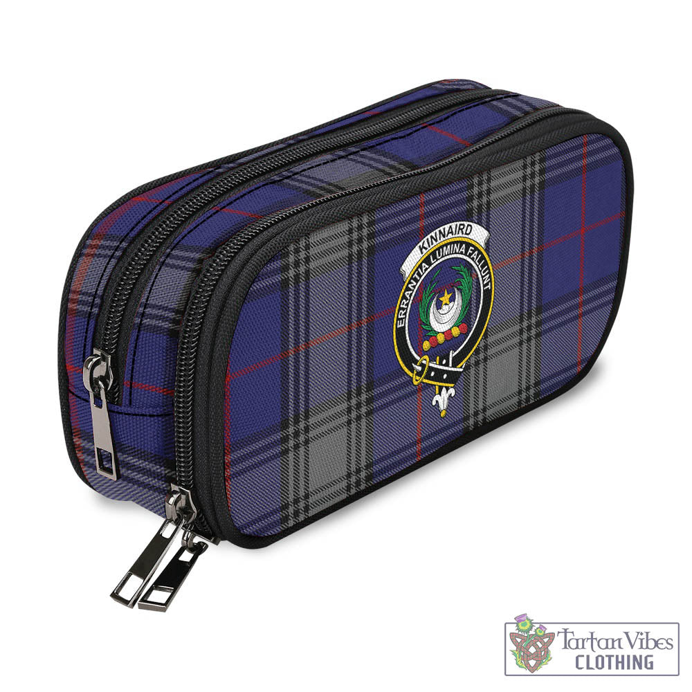 Tartan Vibes Clothing Kinnaird Tartan Pen and Pencil Case with Family Crest