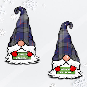 Kinnaird Gnome Christmas Ornament with His Tartan Christmas Hat