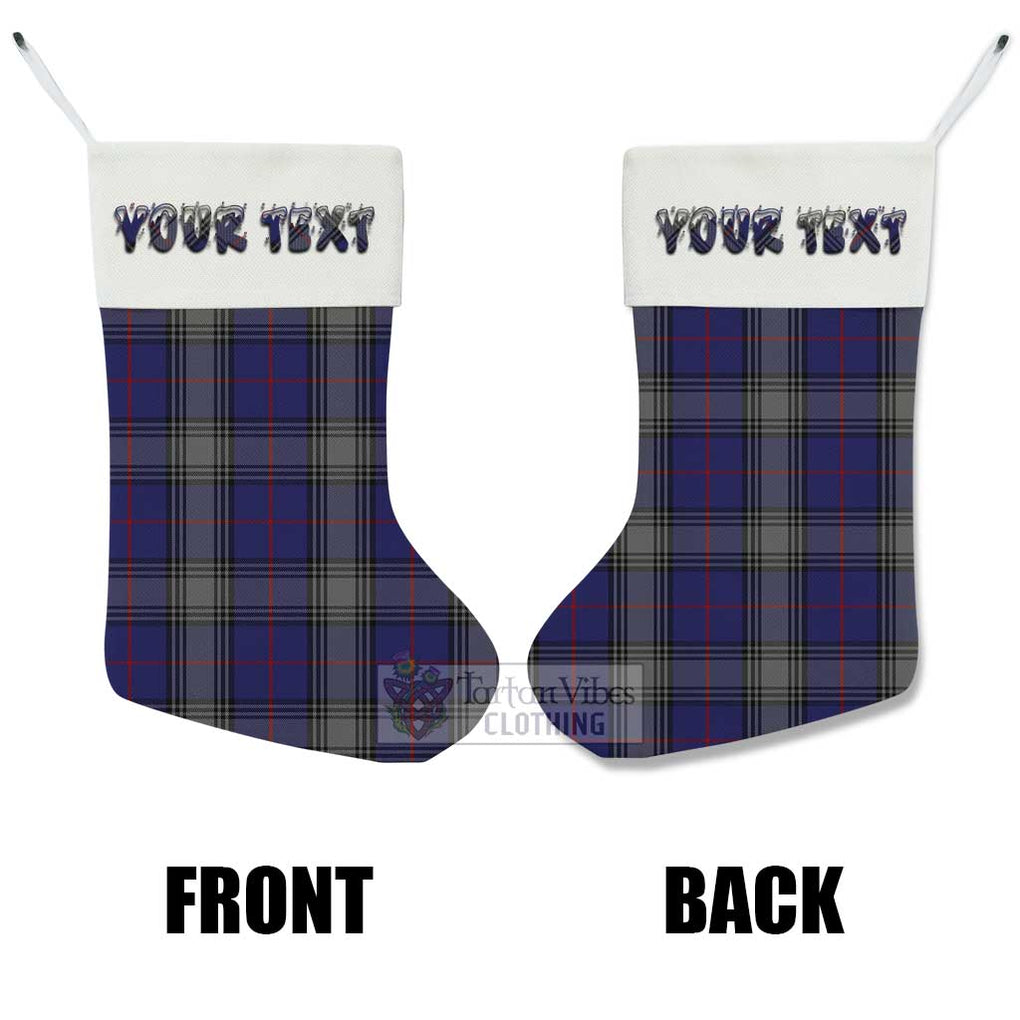 Tartan Vibes Clothing Kinnaird Tartan Christmas Stocking with Personalized Text