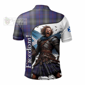 Kinnaird Crest Tartan Polo Shirt Inspired by the Freedom of Scottish Warrior